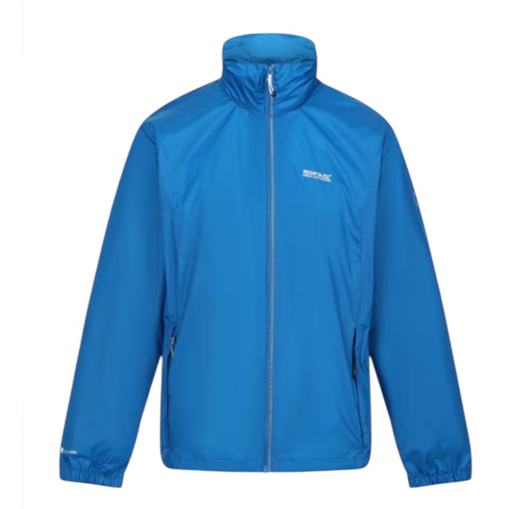 Women's Regatta Blue Waterproof Hooded Jacket, M/8